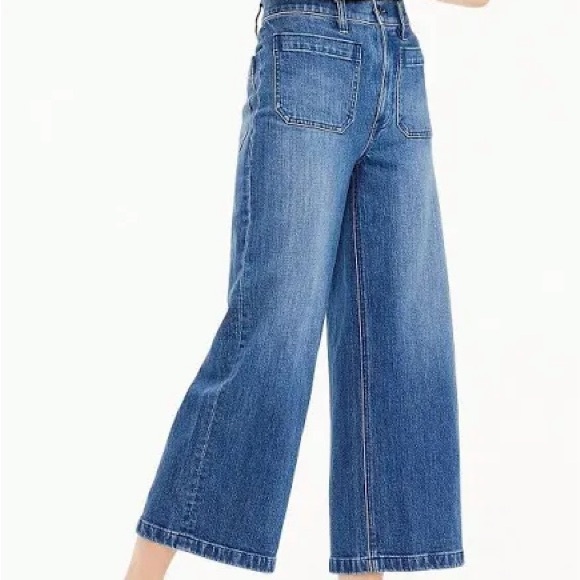 Point Sur from J. Crew wide leg crop Jean Size 28 - Picture 8 of 9